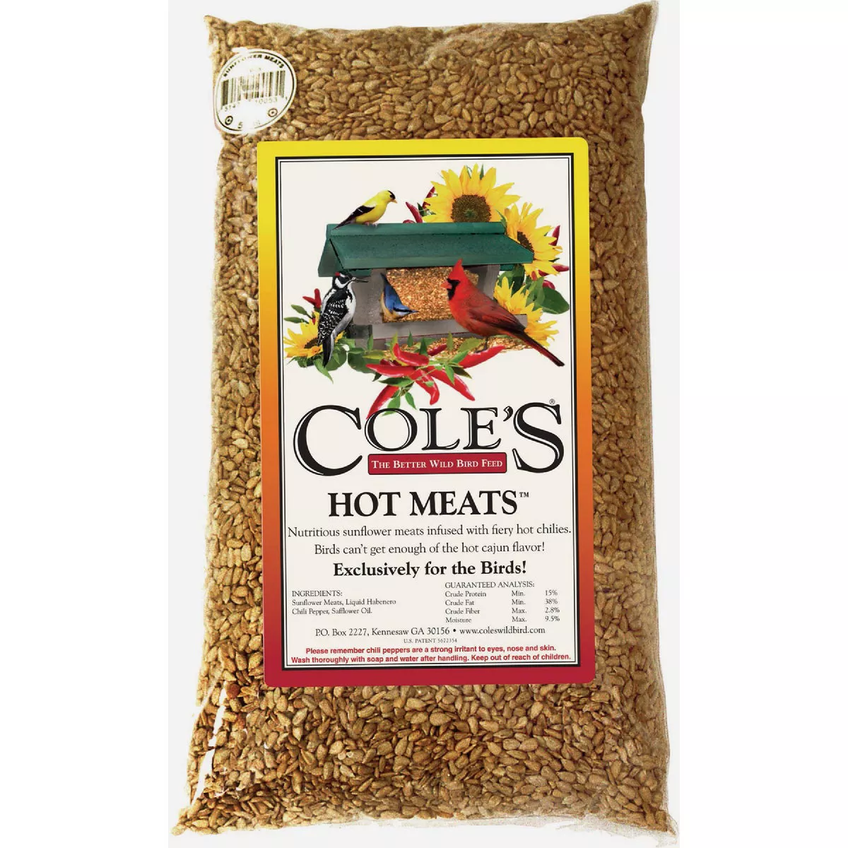 Cole's 5 Lb. Hot Meats Blend Bird Seed