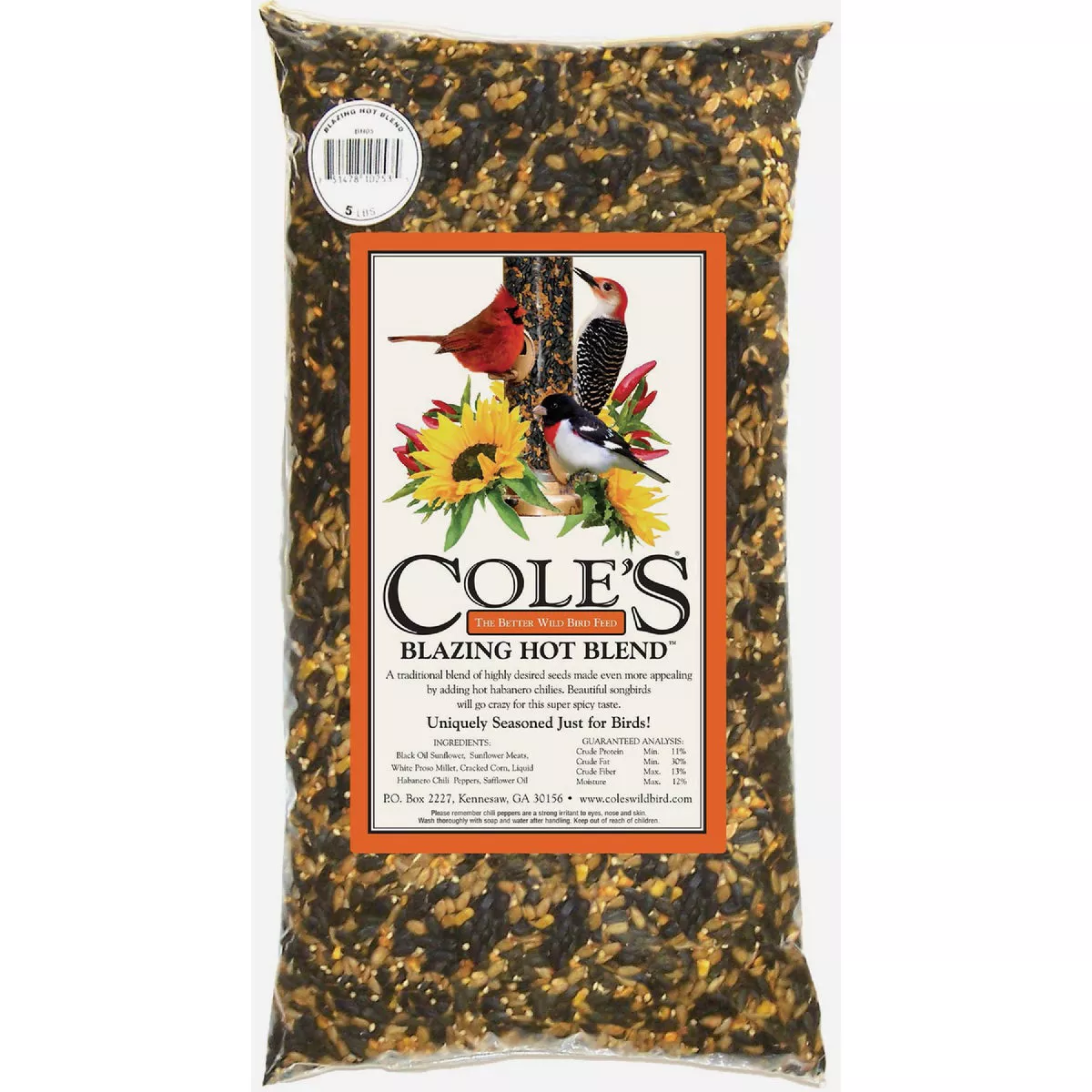 Cole's 5 Lb. Blazing Hot Blend Bird Seed