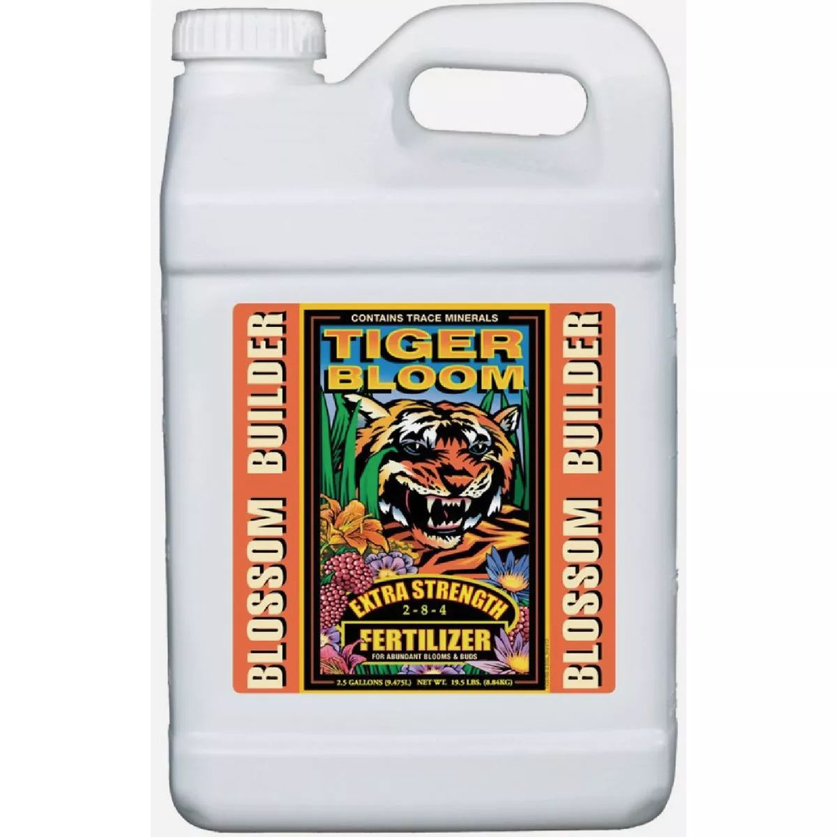 FoxFarm Tiger Bloom 2.5 Gal. 2-8-4 Concentrate Liquid Plant Fertilizer