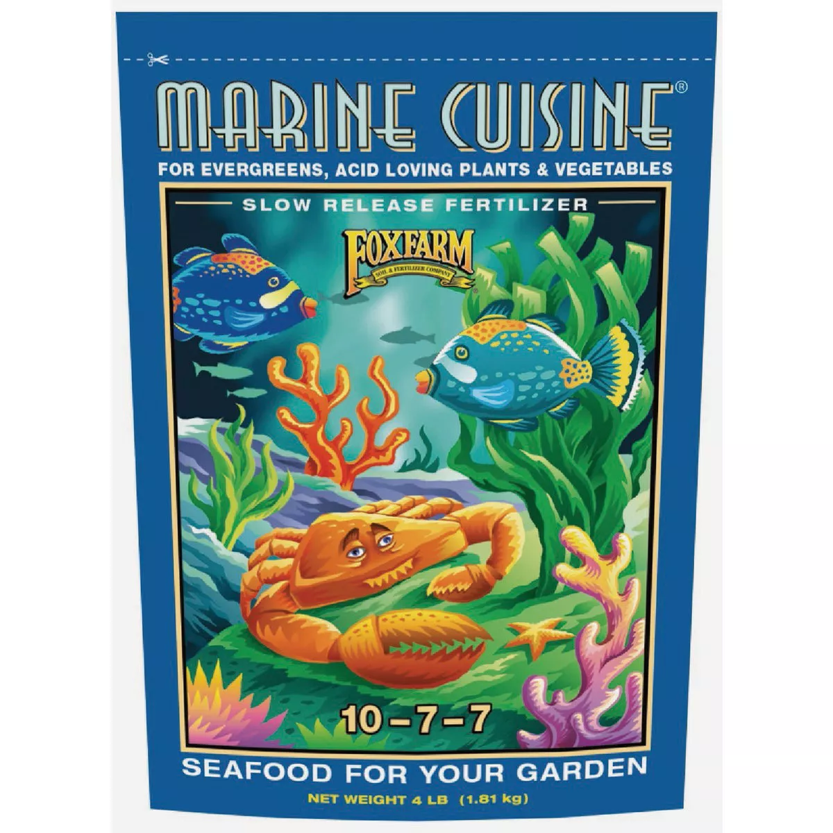 FoxFarm Marine Cuisine 4 Lb. 10-7-7 Slow Release Fertilizer