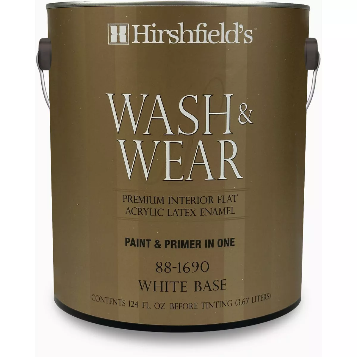 Hirshfield's Wash N Wear Flat Paint & Primer Interior Wall Paint, 1 Gal.