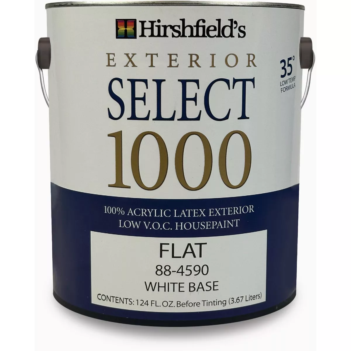 Hirshfield's Select 1000 Exterior Housepaint, Flat, 1 Gal.