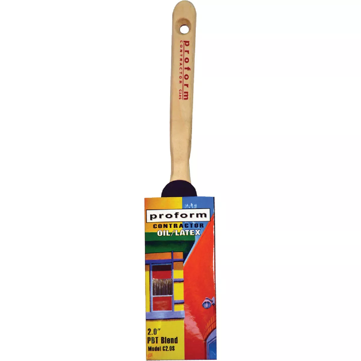 Proform Technologies 2 In. Contractor 70/30 Blend Straight Synthetic Paint Brush, 345-280