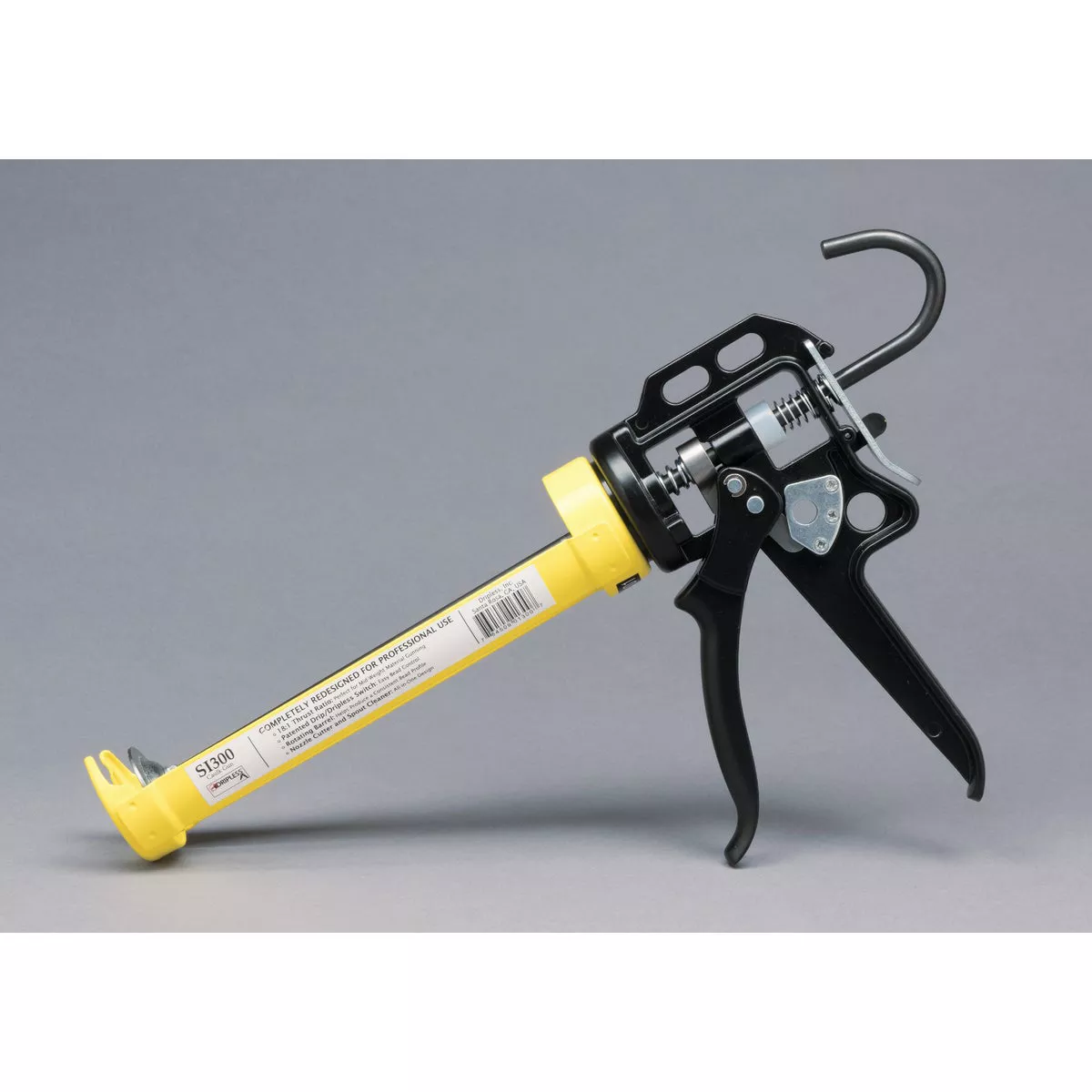 Dripless 10 Oz. 18:1 High Ratio Rotating Barrel Caulk Gun