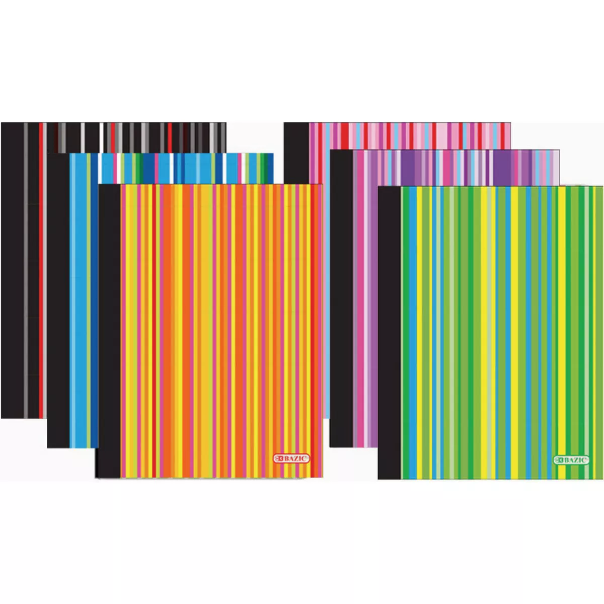Bazic Products College Ruled 100 Ct. Stripes Composition Book