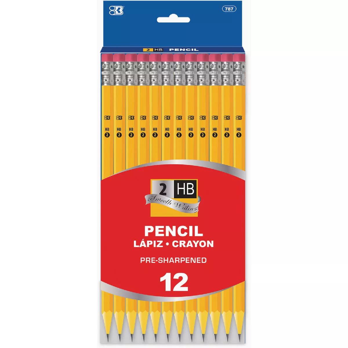 Bazic Products Pre-Sharpened #2 Yellow Pencil (12-Pack)
