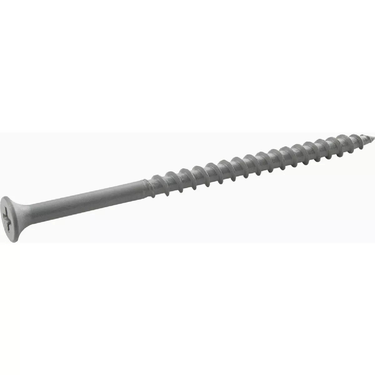 Grip-Rite PrimeGuard Ten #10 x 3-1/2 In. Gray Phillips Wood Deck Screw (5 Lb.)