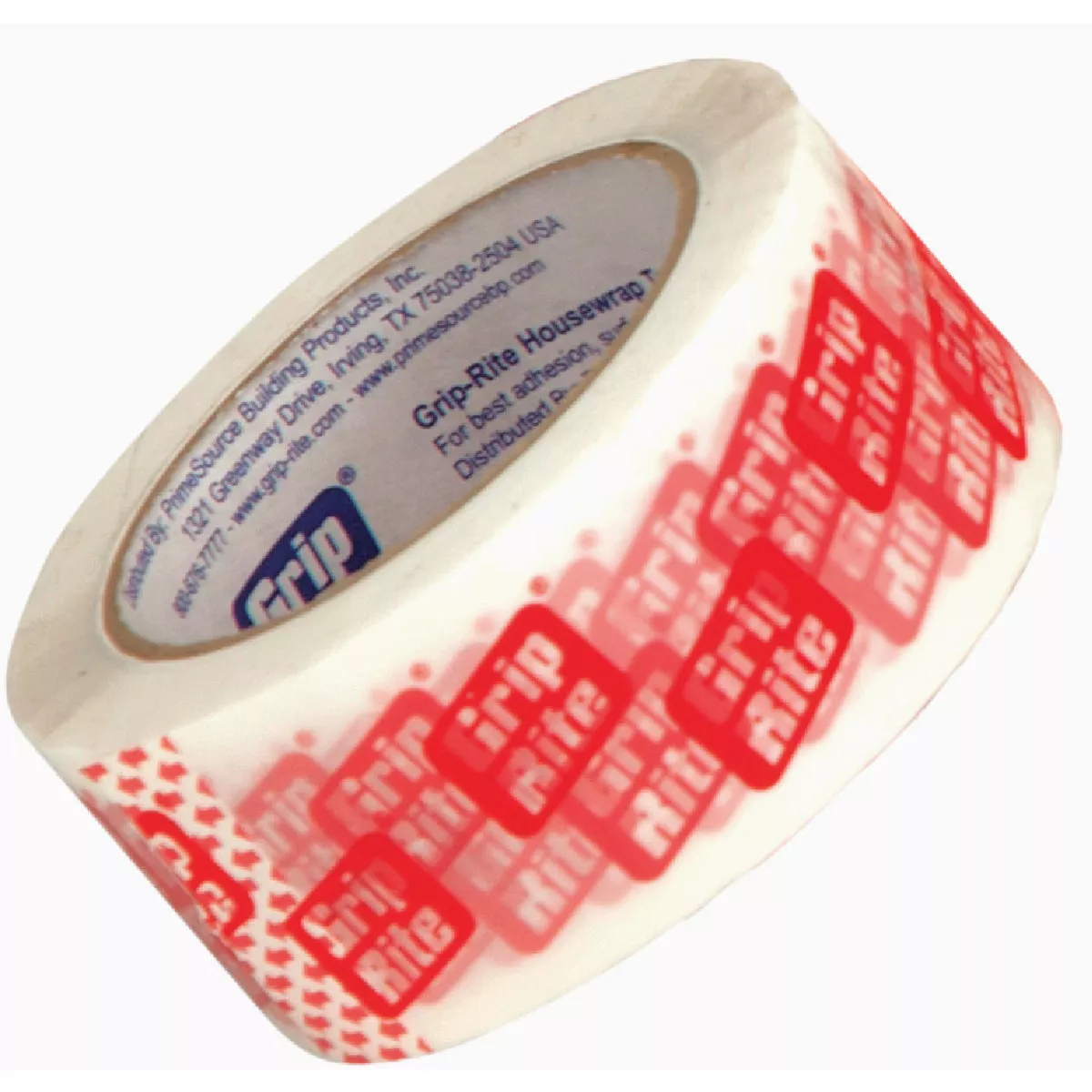 Grip-Rite 1-7/8 In. x 165 Ft. Red/White Sheathing Tape