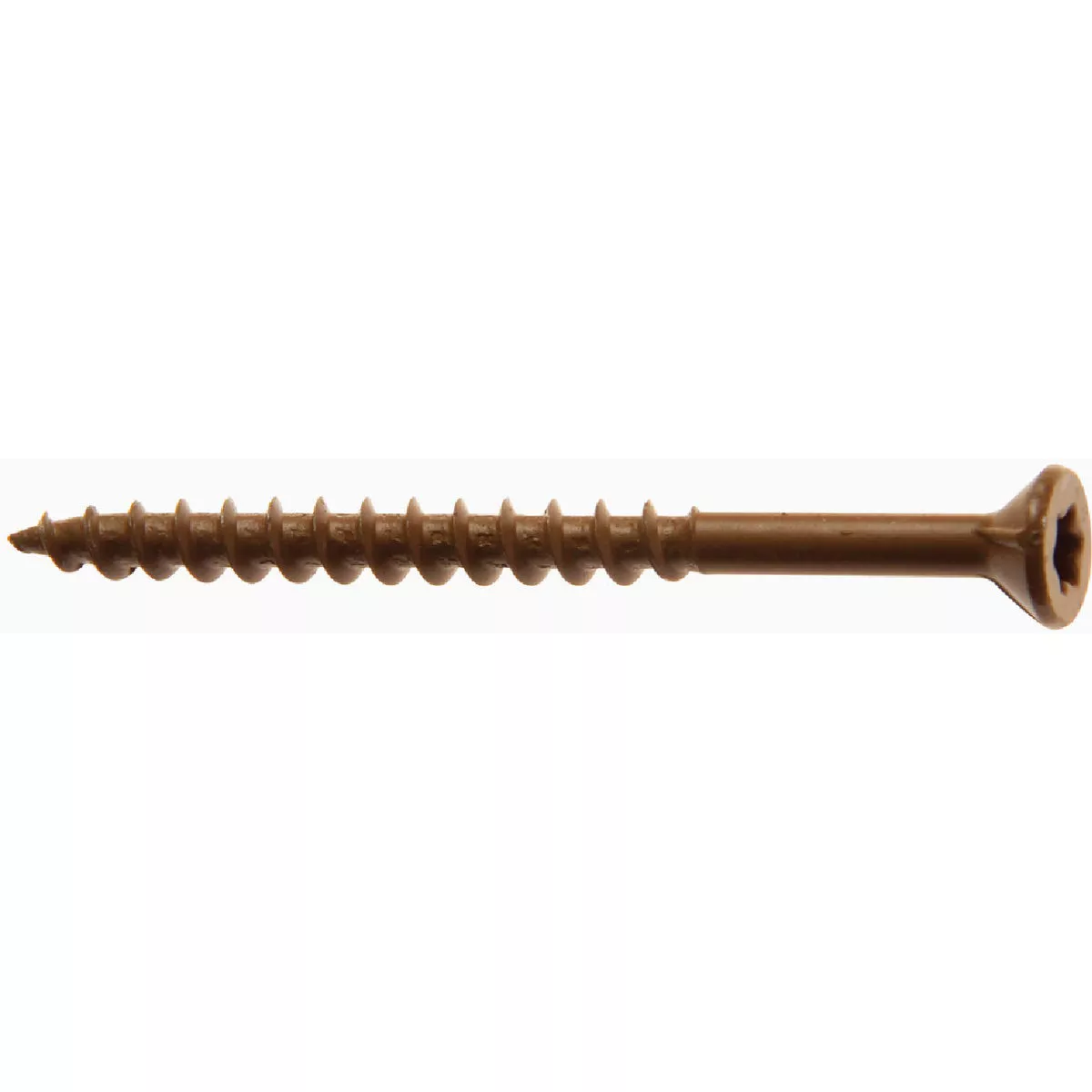 Grip-Rite PrimeGuard Plus #9 x 3 In. Red Star Flat-Head Wood Deck Screw (1 Lb.)