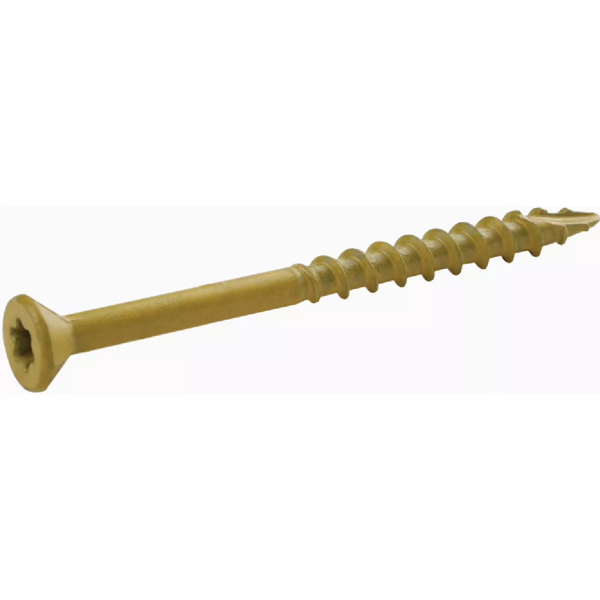 Grip-Rite PrimeGuard Plus #9 x 2 In. Tan Star Wood Deck Screw (5 Lb.)