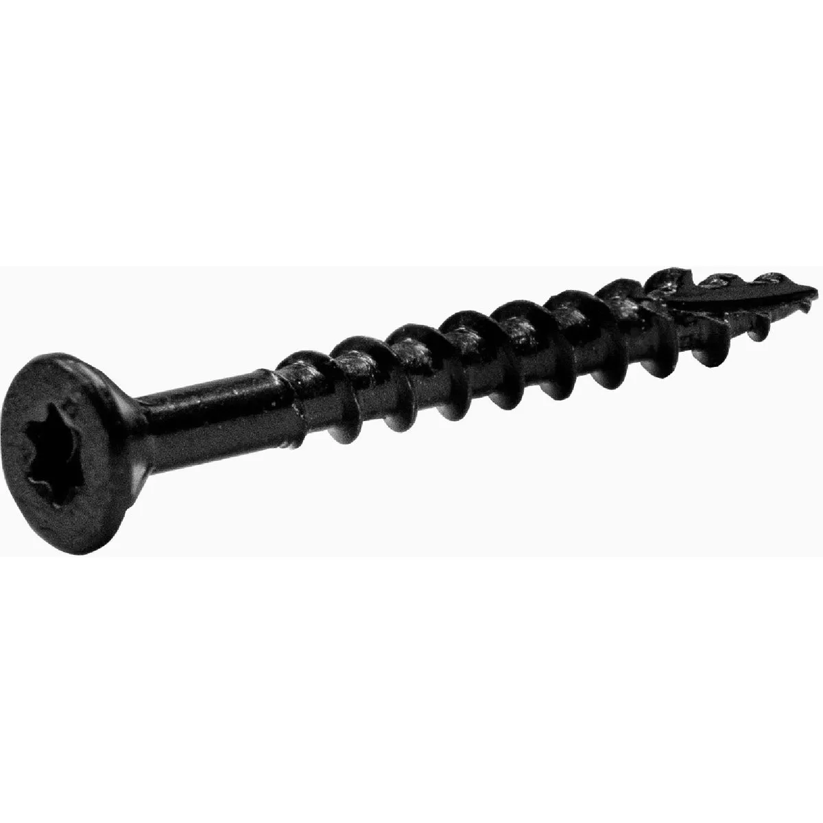 Grip-Rite PrimeGuard Plus #8 x 1-5/8 In. Black Star Wood Deck Screw (1 Lb.)