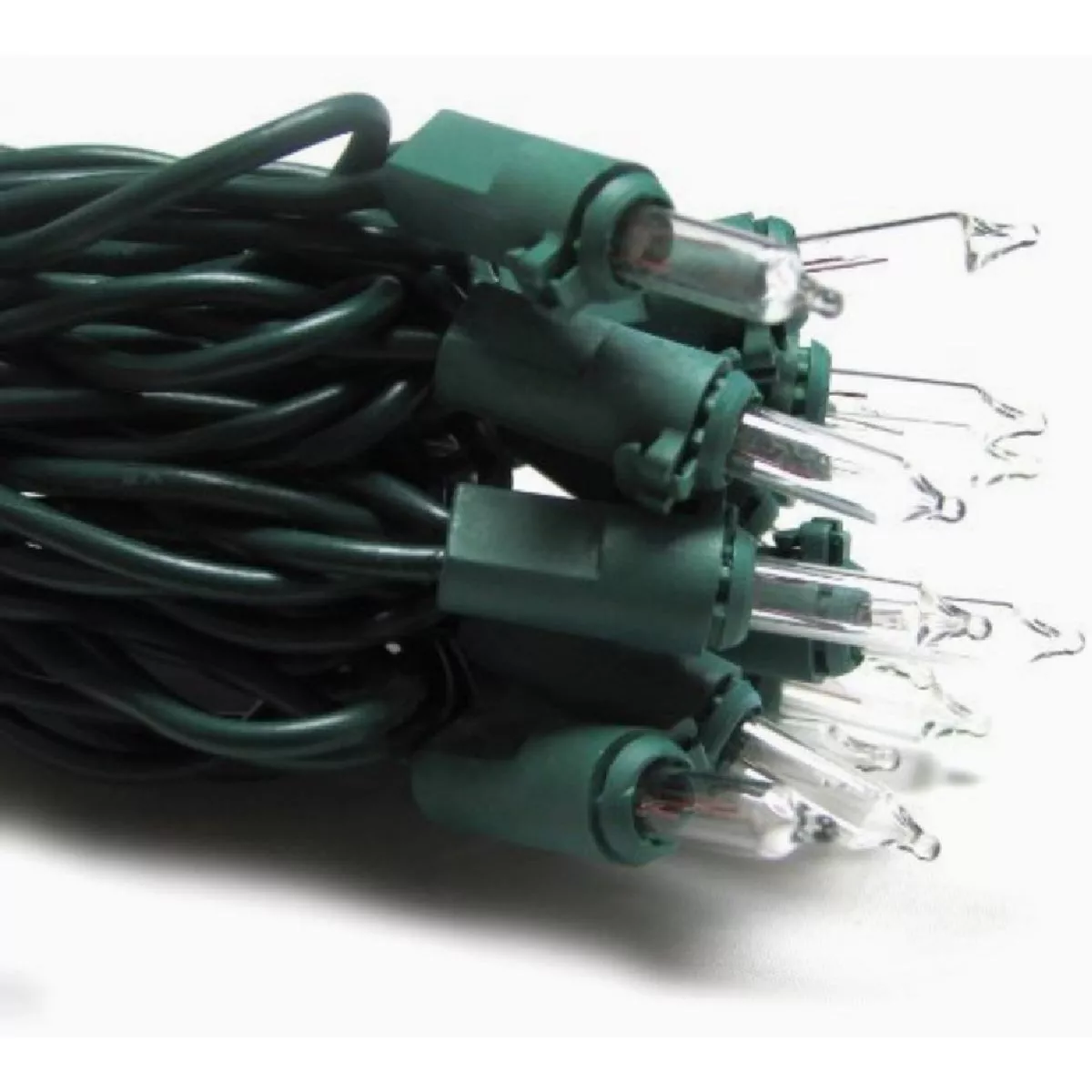 Good Tidings Clear 450-Bulb Ultimate Mini Lights with Green Wire-