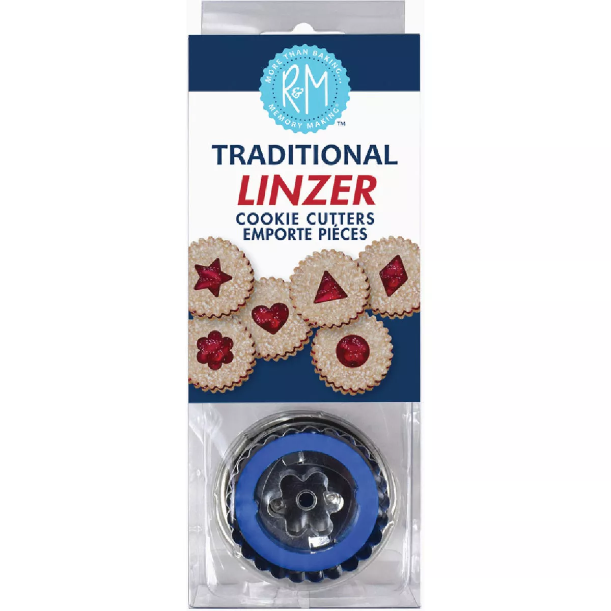 R&M Steel General Linzer Cookie Cutter Set (6-Piece)