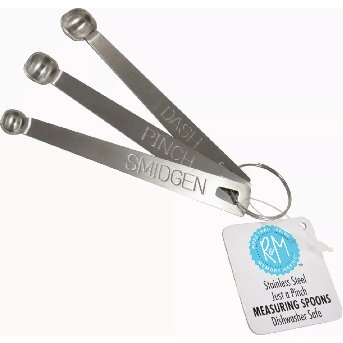 R&M Stainless Steel Just a Pinch Measuring Spoon Set (3-Piece)