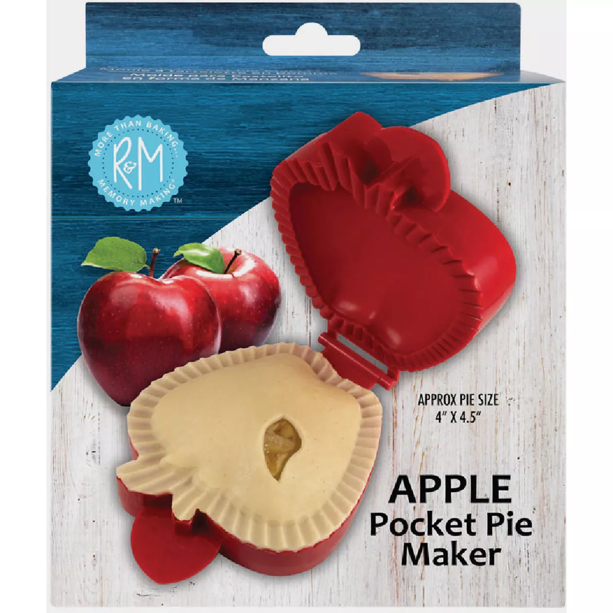 R&M 5 In. Plastic Apple Shape Pocket Pie Pan - photo 6