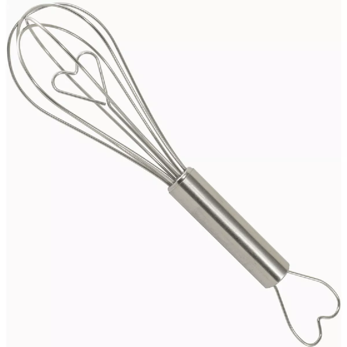 R&M 6.25 In. Stainless Steel Whisk with Hearts
