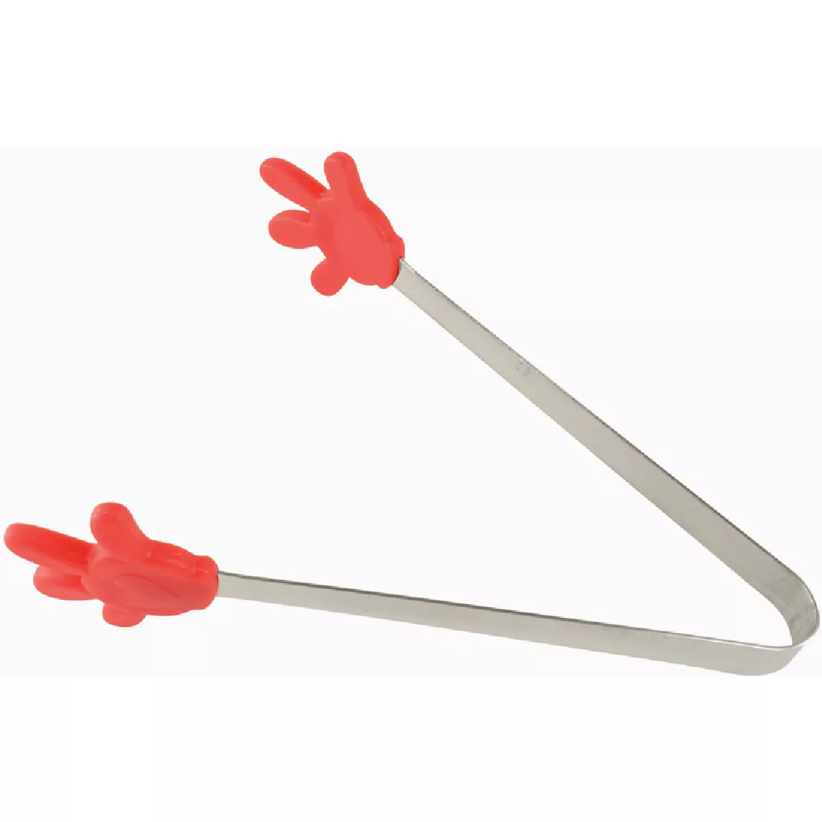 R&M 5 In. Stainless Steel and Plastic Hand-Y Serving Tongs