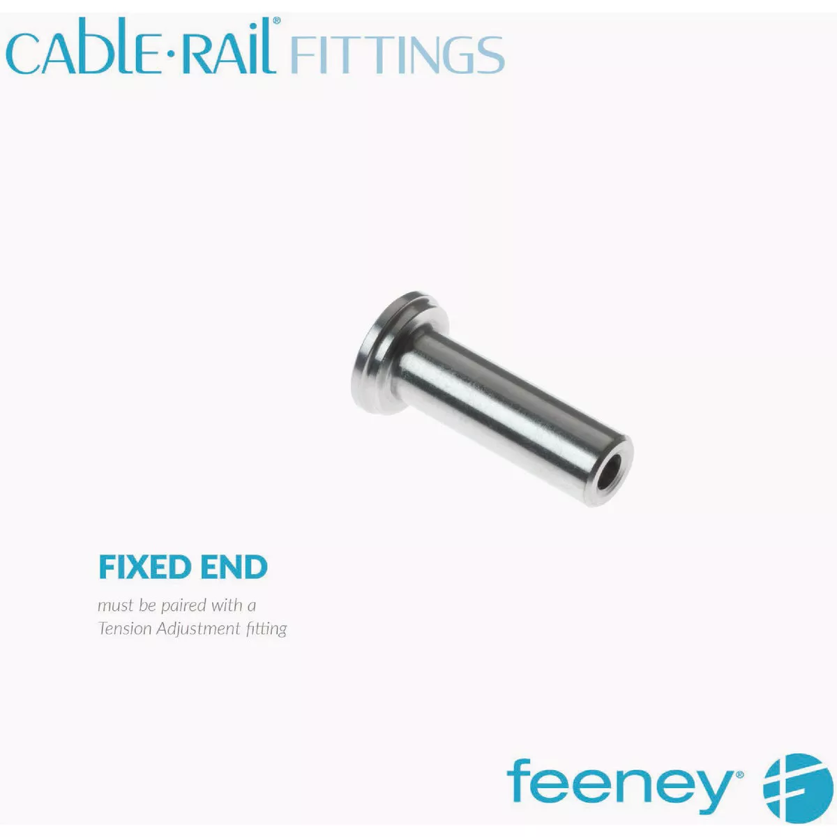 Feeney CableRail Quick-Connect Inset Fitting