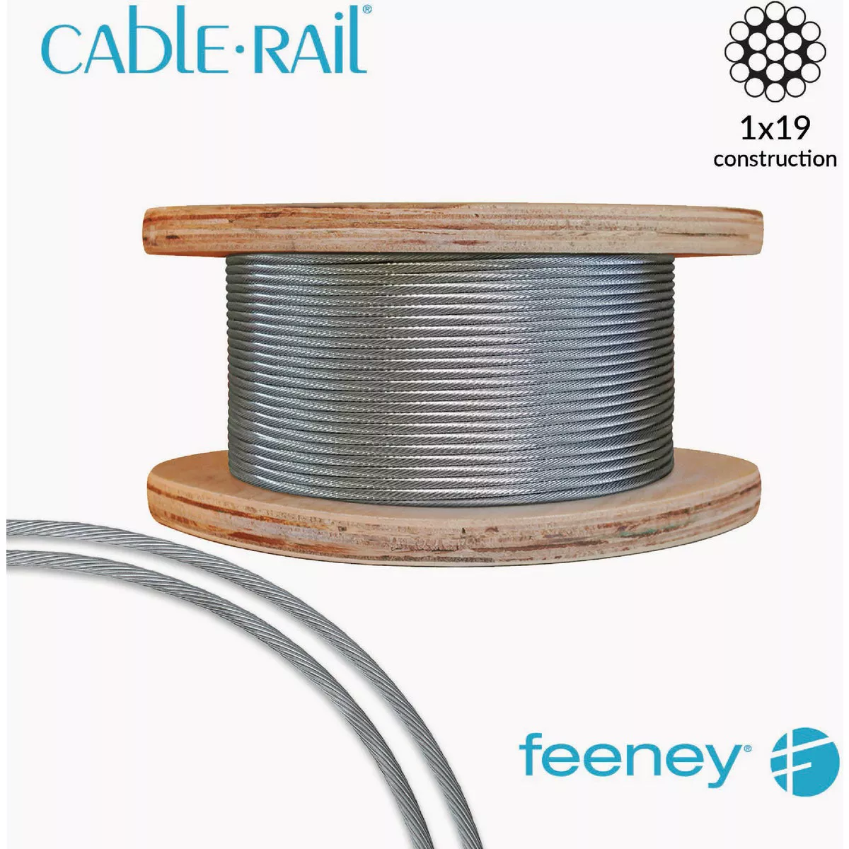 Feeney CableRail 500 Ft. Bulk Cable-