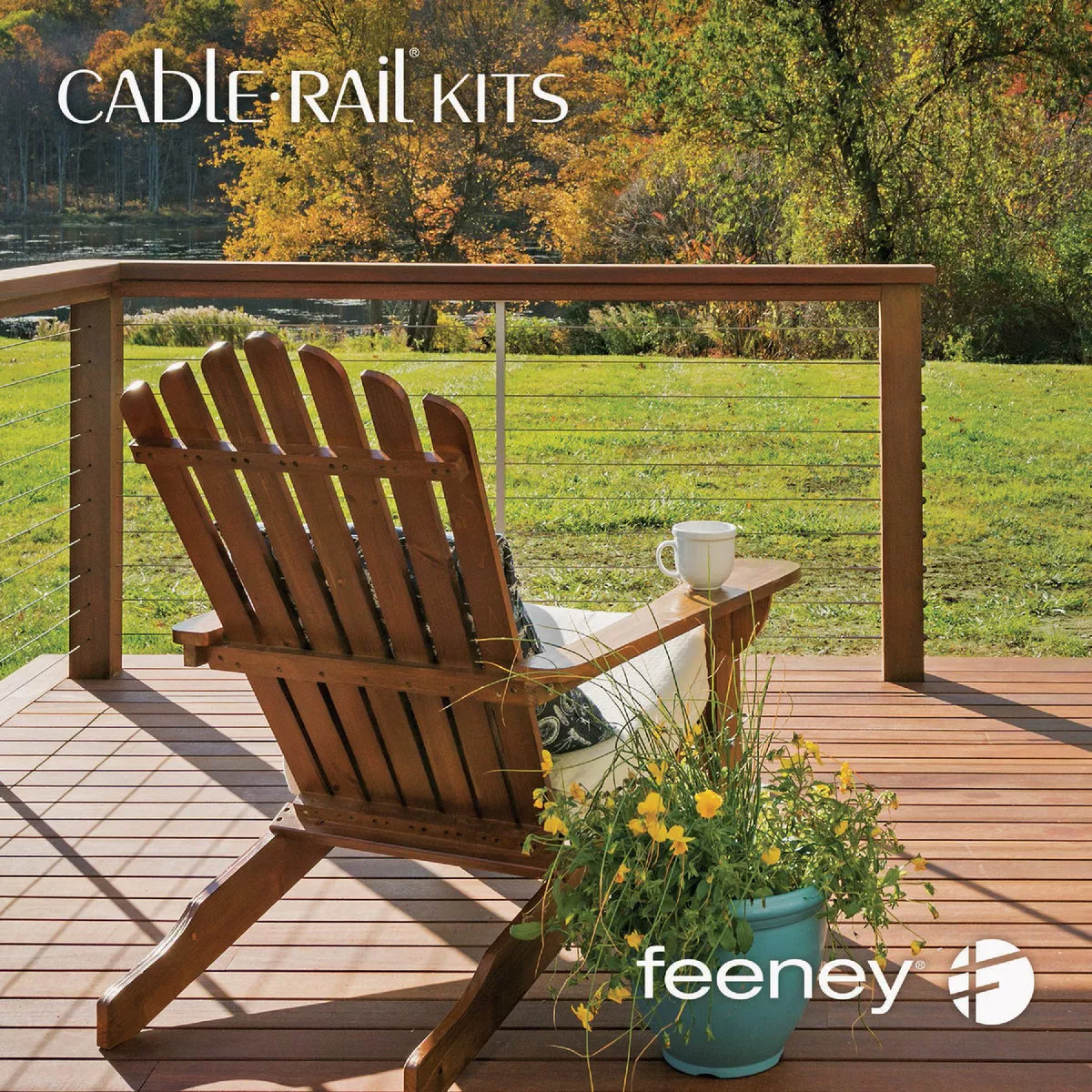 Feeney Cable Railing Kit for Wood Posts, 15 Ft.- - photo 5