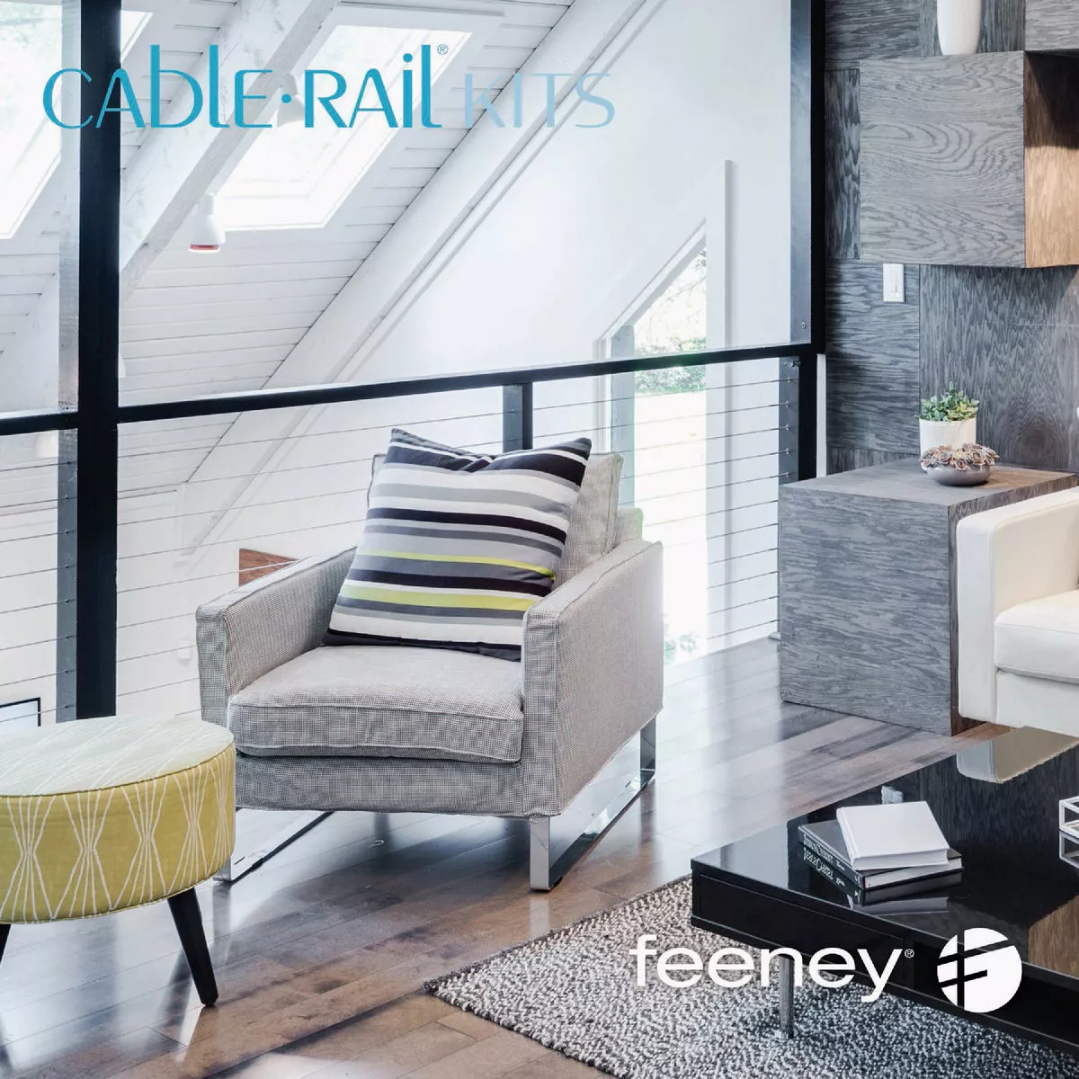 Feeney Cable Railing Kit for Wood Posts, 25 Ft. - photo 2