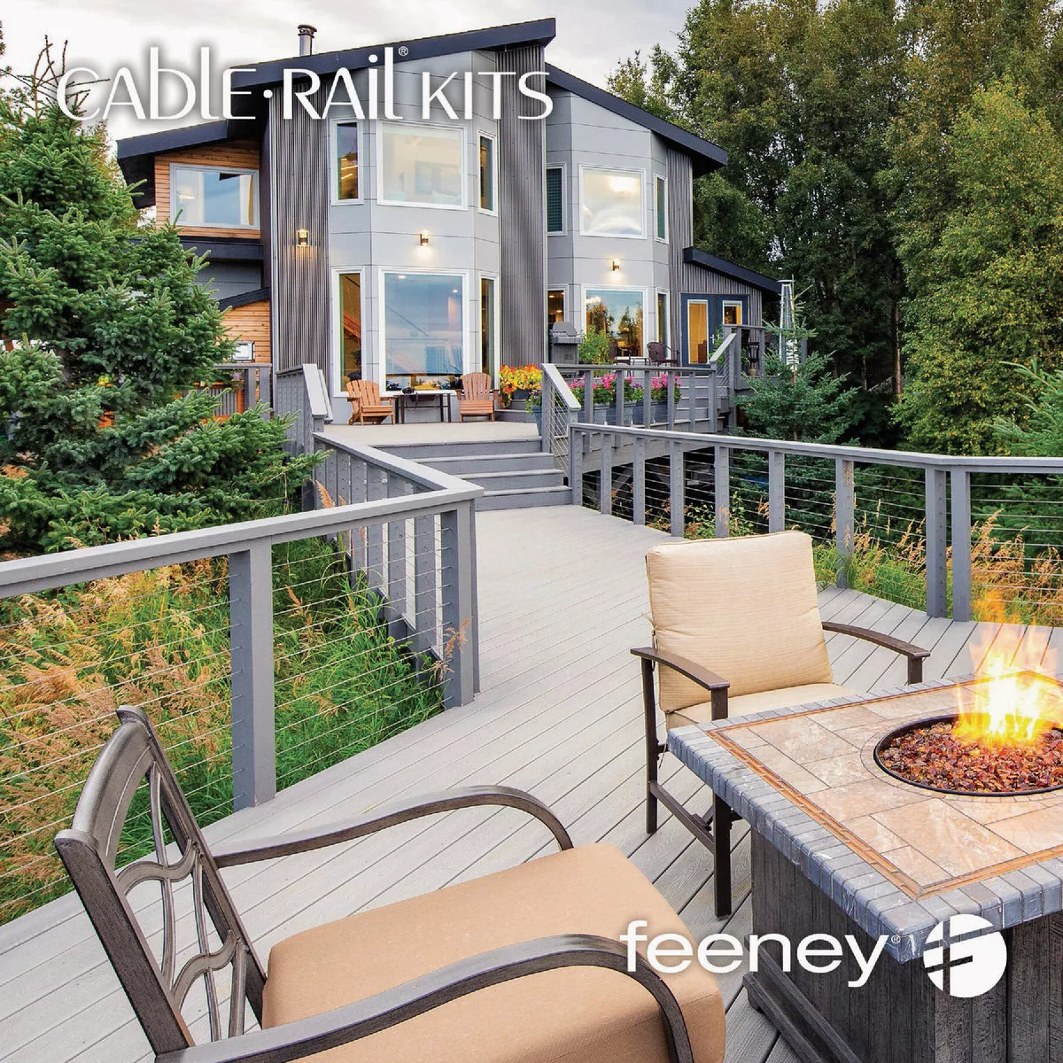 Feeney Cable Railing Kit for Wood Posts, 40 Ft.- - photo 6