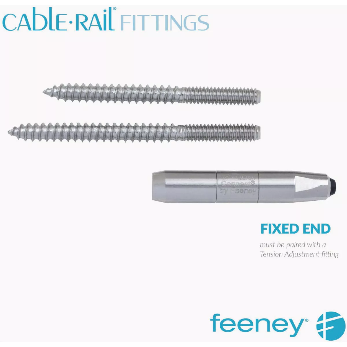 Feeney CableRail Quick-Connect Lag Fitting - photo 6