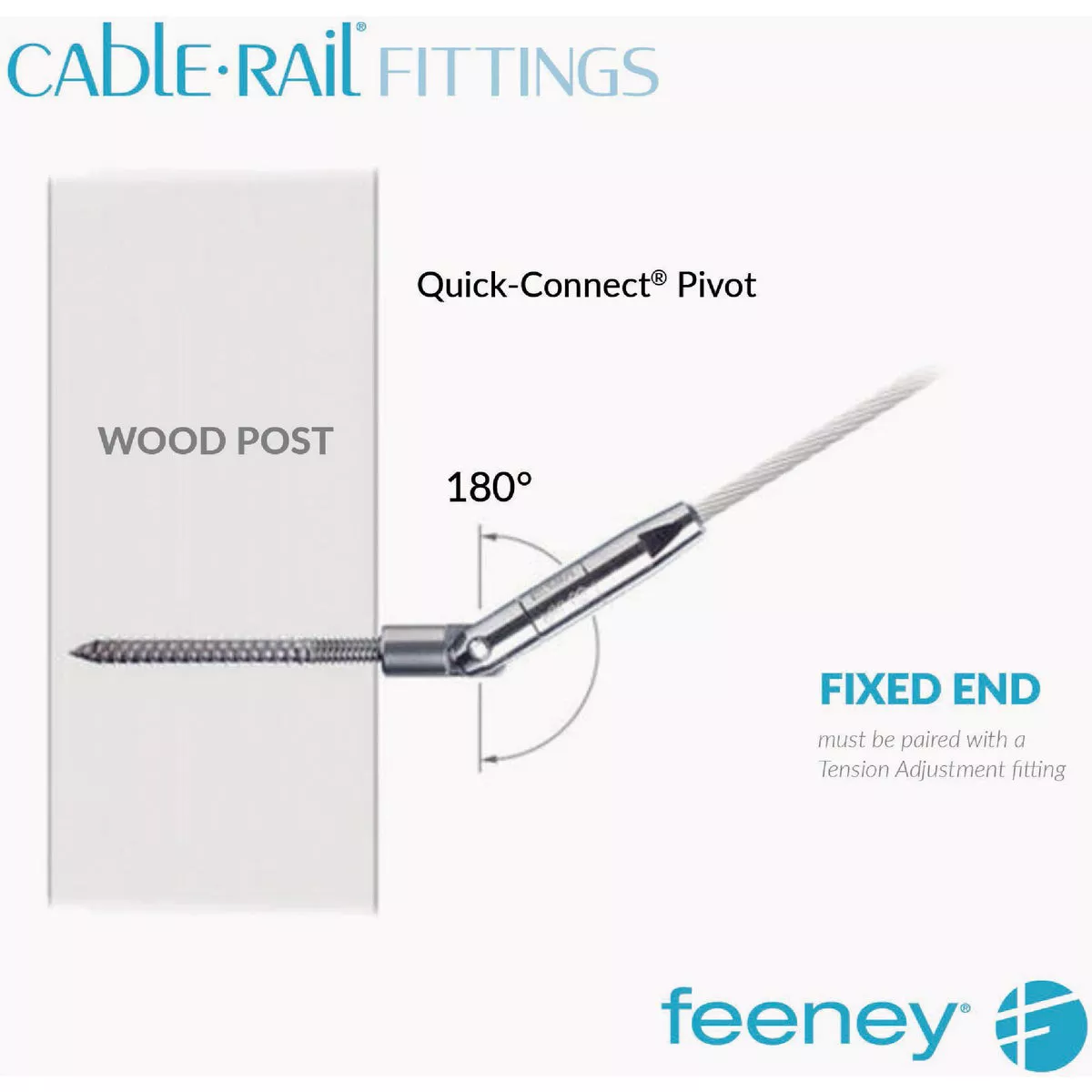 Feeney CableRail Quick-Connect Pivot - photo 5