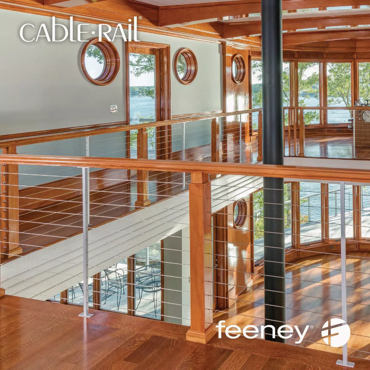 Feeney CableRail Stair Aluminum Intermediate Picket, Silver- - photo 4