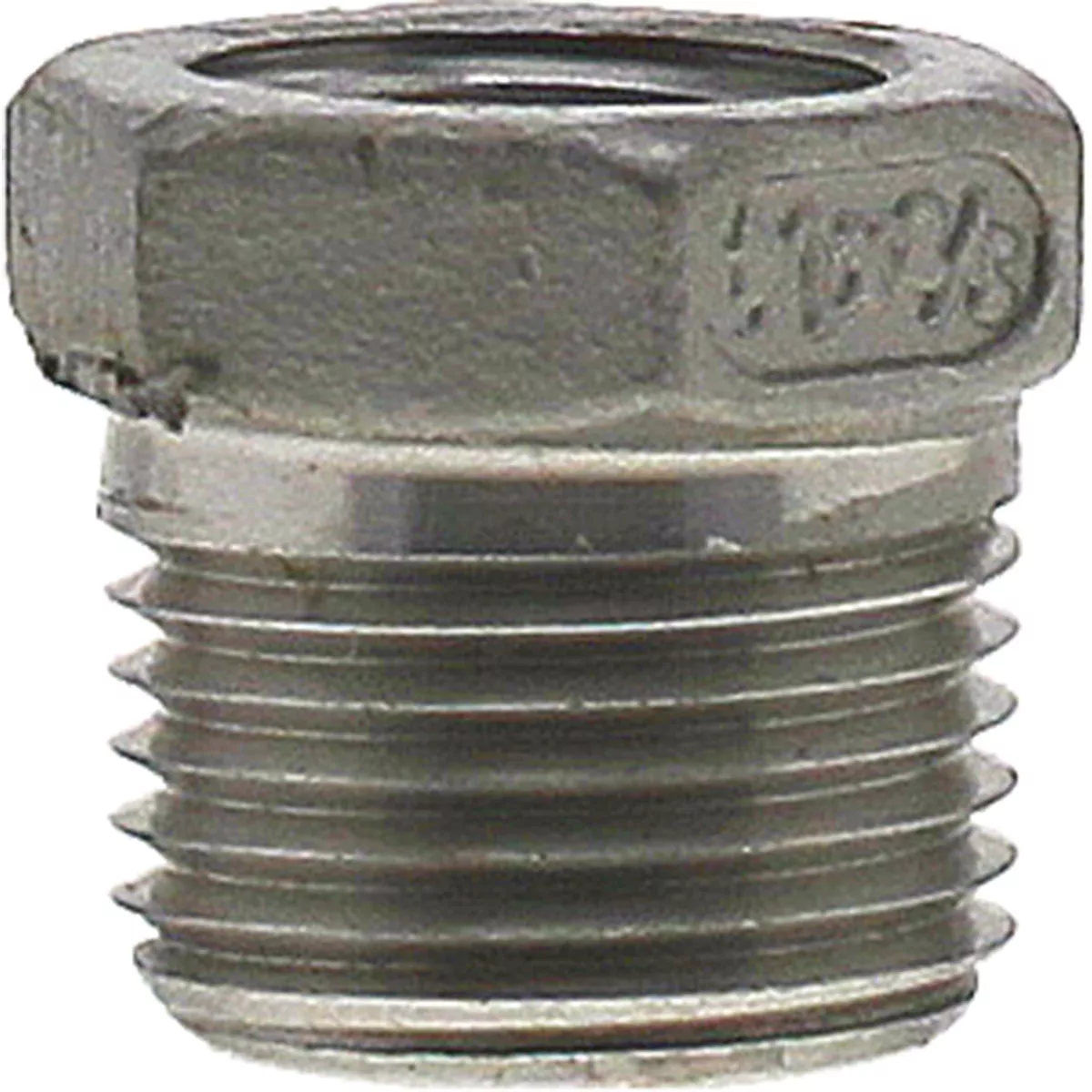 PLUMB-EEZE 3/8 In. MIP x 1/4 In. FIP Stainless Steel Bushing-