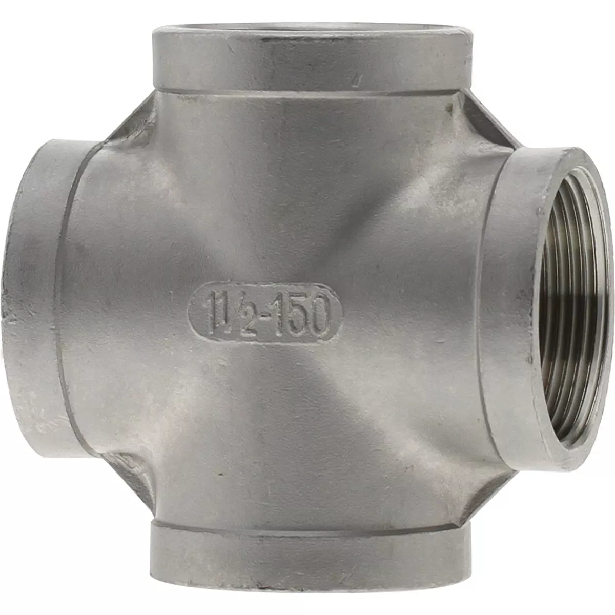 PLUMB-EEZE 1-1/2 In. Stainless Steel Cross
