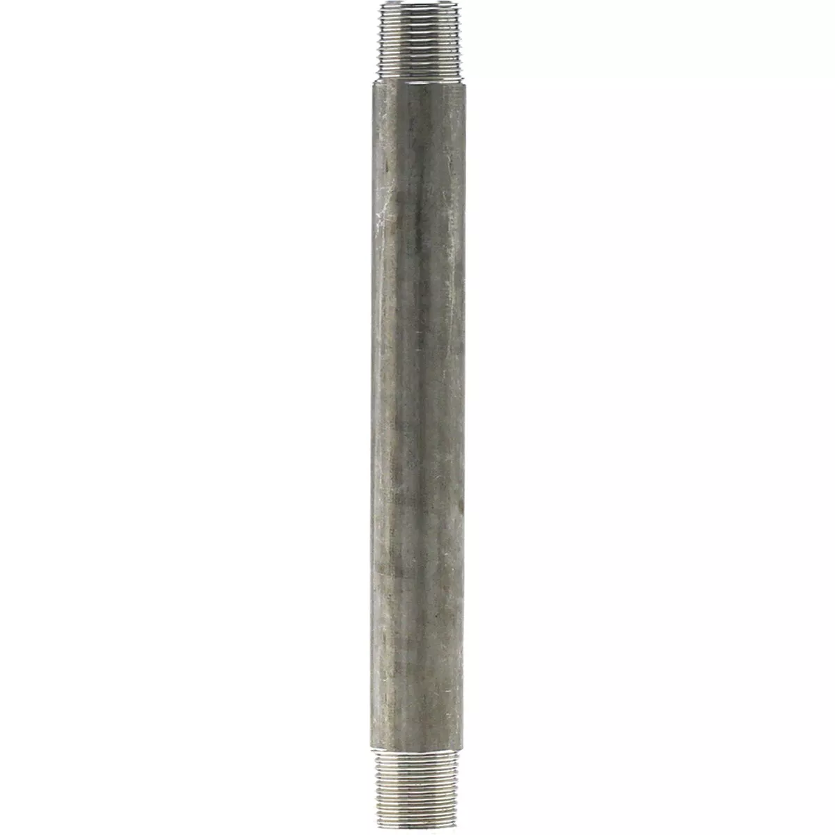 PLUMB-EEZE 3/8 In. MIP x 8 In. Stainless Steel Nipple