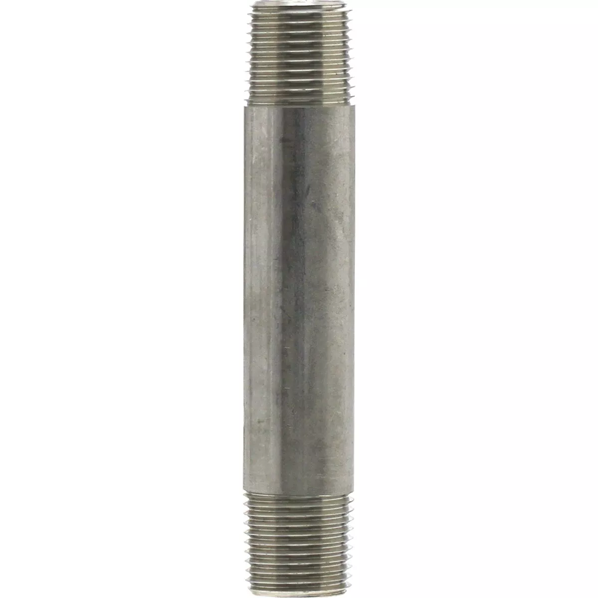 PLUMB-EEZE 1/2 In. MIP x 4-1/2 In. Stainless Steel Nipple
