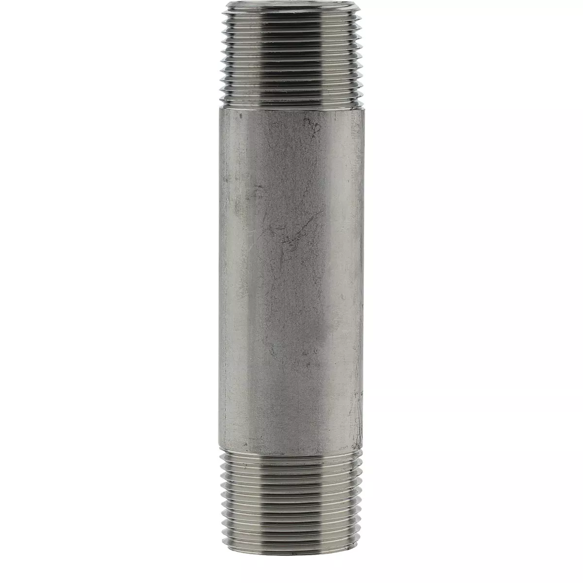 PLUMB-EEZE 1 In. MIP x 5 In. Stainless Steel Nipple