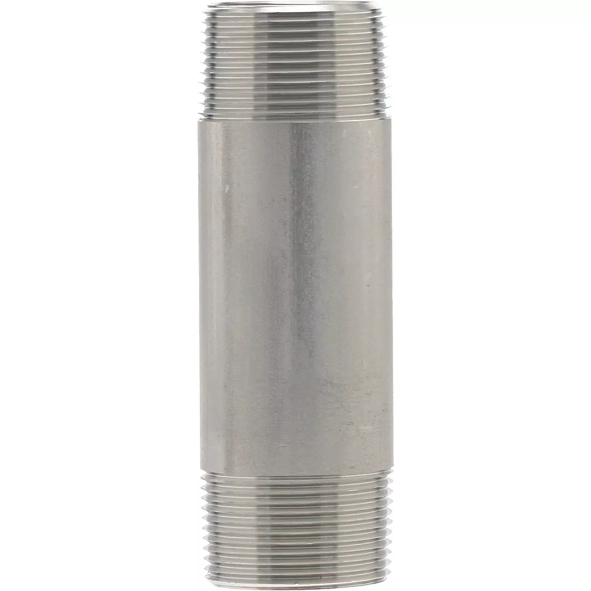 PLUMB-EEZE 1-1/4 In. MIP x 5 In. Stainless Steel Nipple