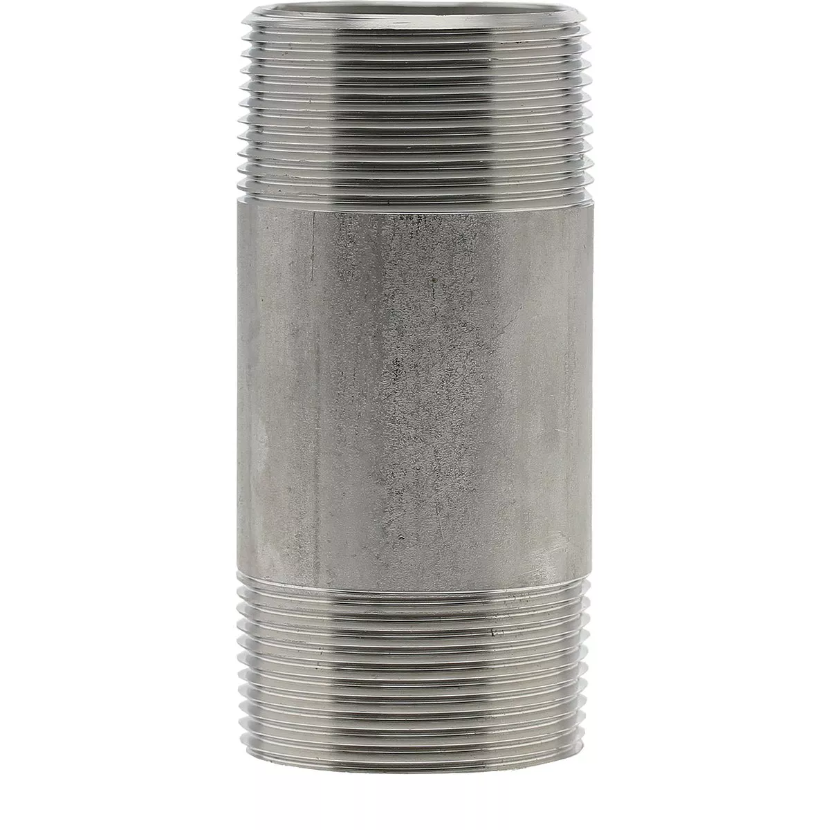 PLUMB-EEZE 1-1/2 In. MIP x 4 In. Stainless Steel Nipple