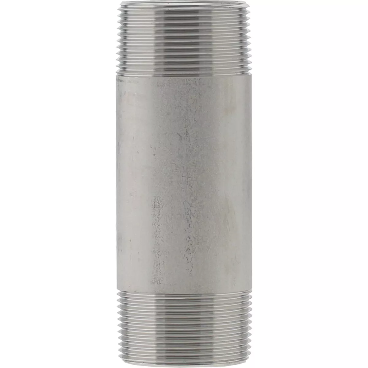 PLUMB-EEZE 1-1/2 In. MIP x 5 In. Stainless Steel Nipple