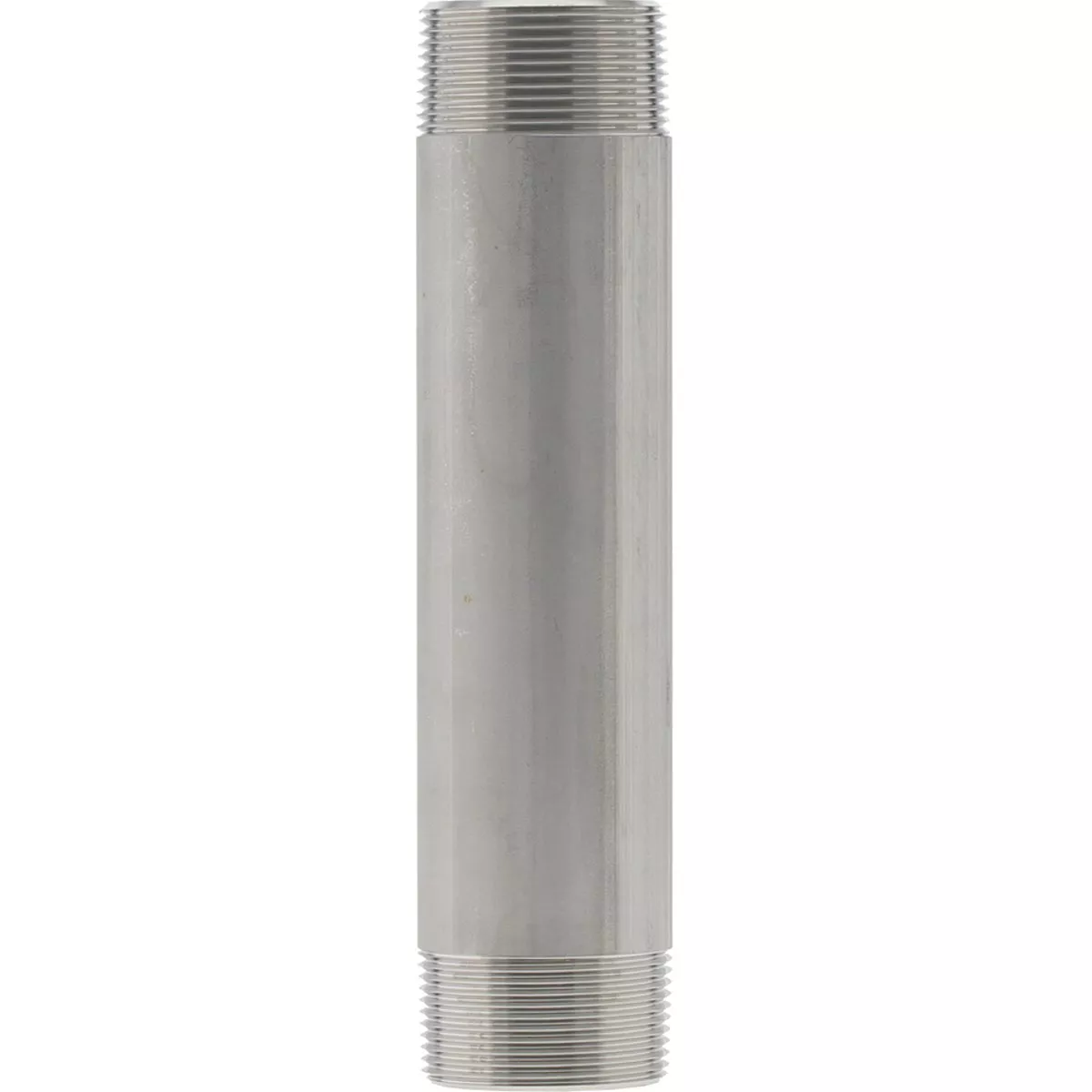 PLUMB-EEZE 1 1/2 In. MIP x 8 In. Stainless Steel Nipple