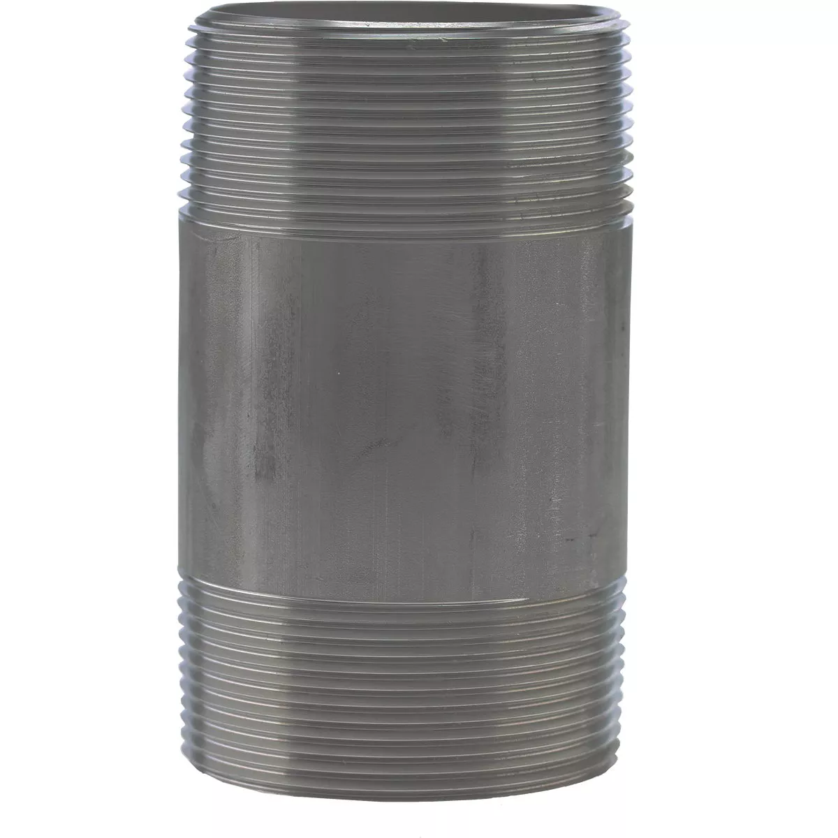 PLUMB-EEZE 2 In. MIP x 4 In. Stainless Steel Nipple