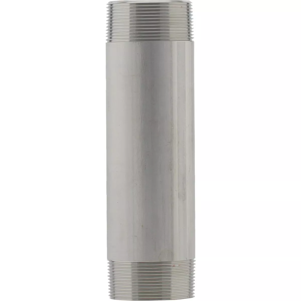 PLUMB-EEZE 2 In. MIP x 8 In. Stainless Steel Nipple