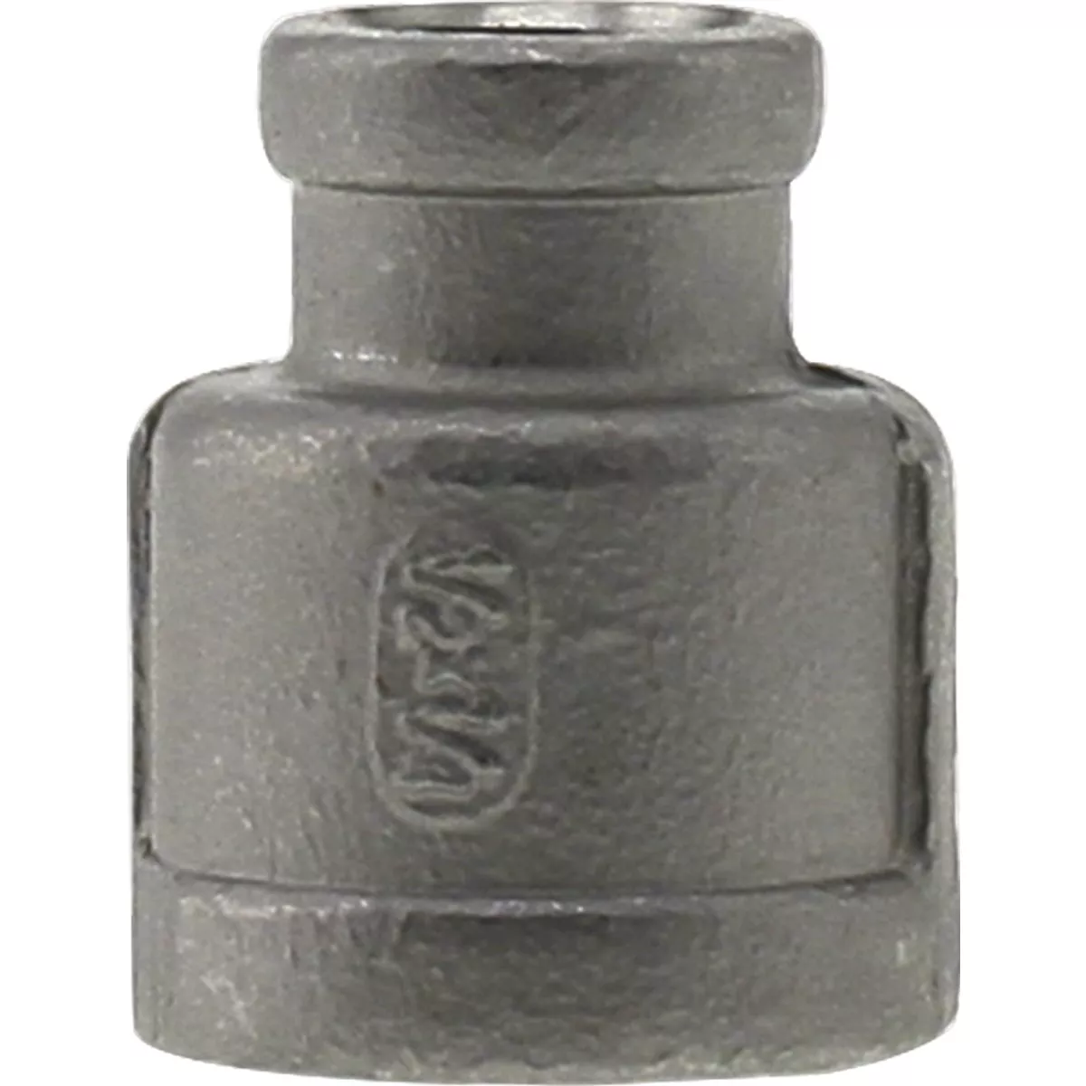 PLUMB-EEZE 1/2 In. FIP x 1/4 In. FIP Stainless Steel Reducing Coupling