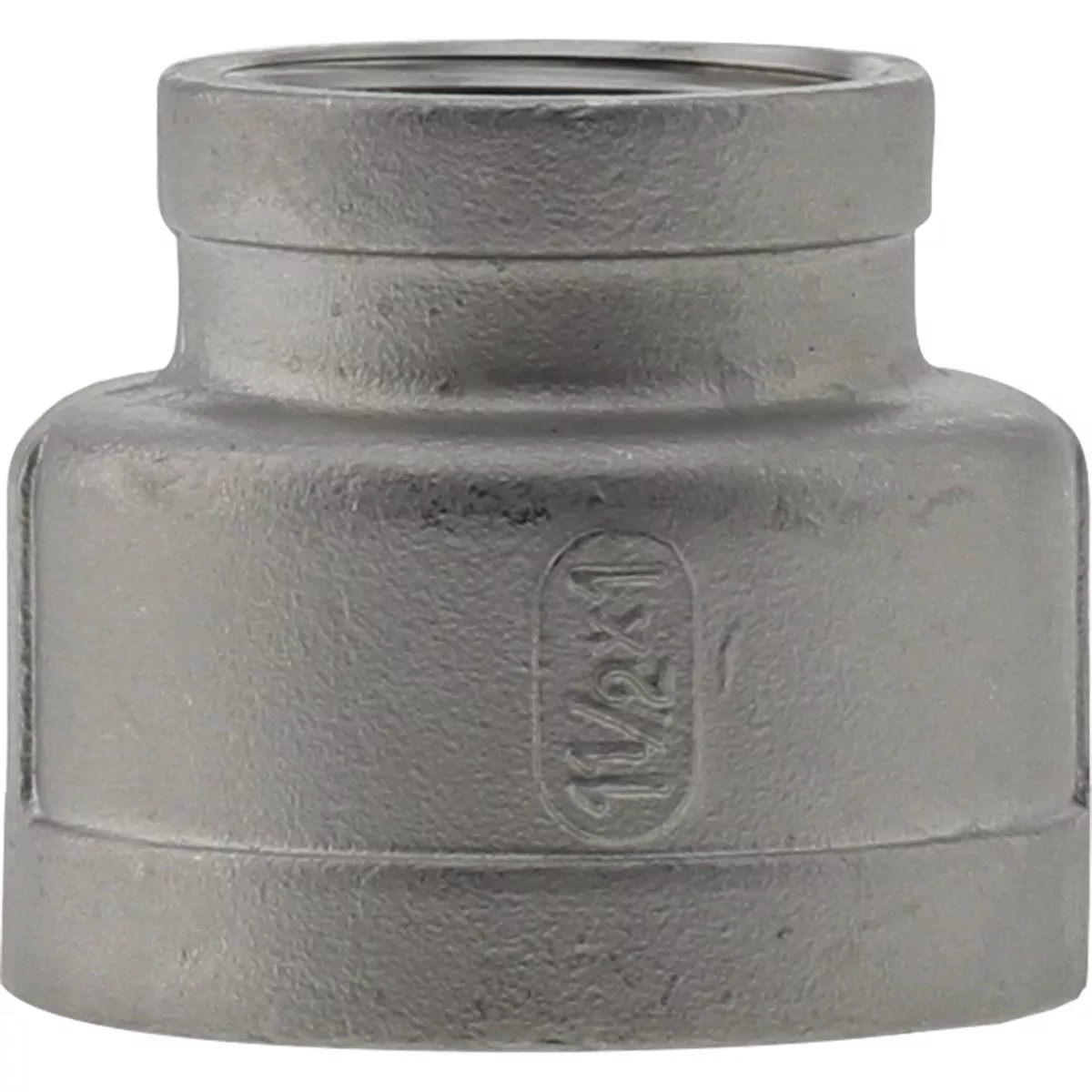 PLUMB-EEZE 1-1/2 In. FIP x 1 In. FIP Stainless Steel Reducing Coupling