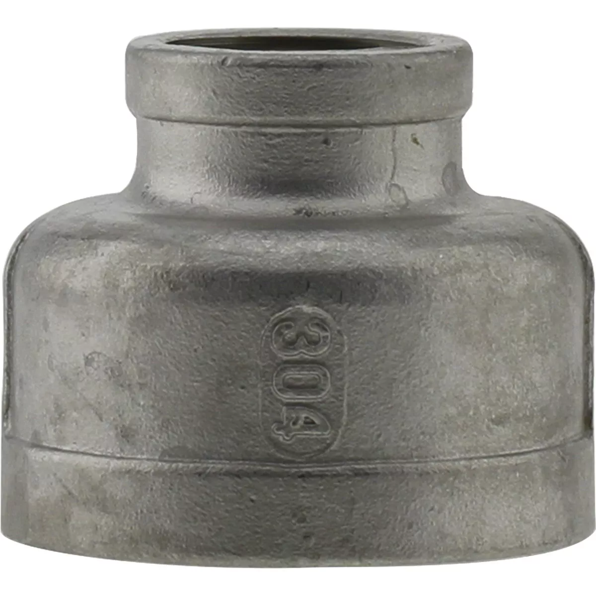 PLUMB-EEZE 2 In. FIP x 1/2 In. FIP Stainless Steel Reducing Coupling