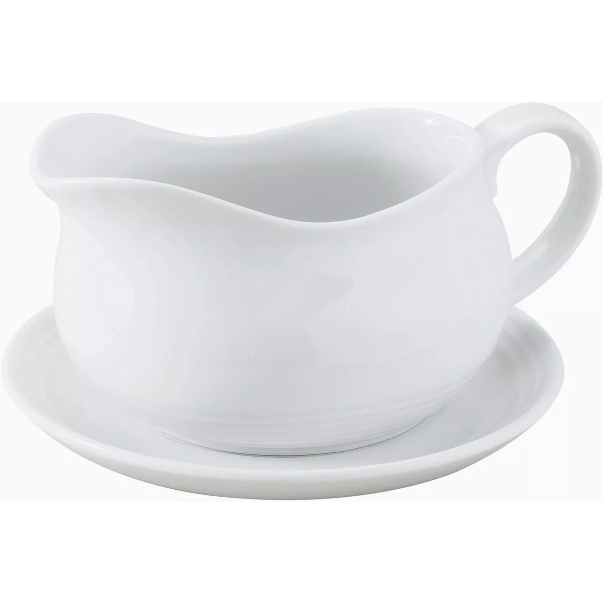 HIC Kitchen 24 Oz Hotel. Gravy Boat with Saucer