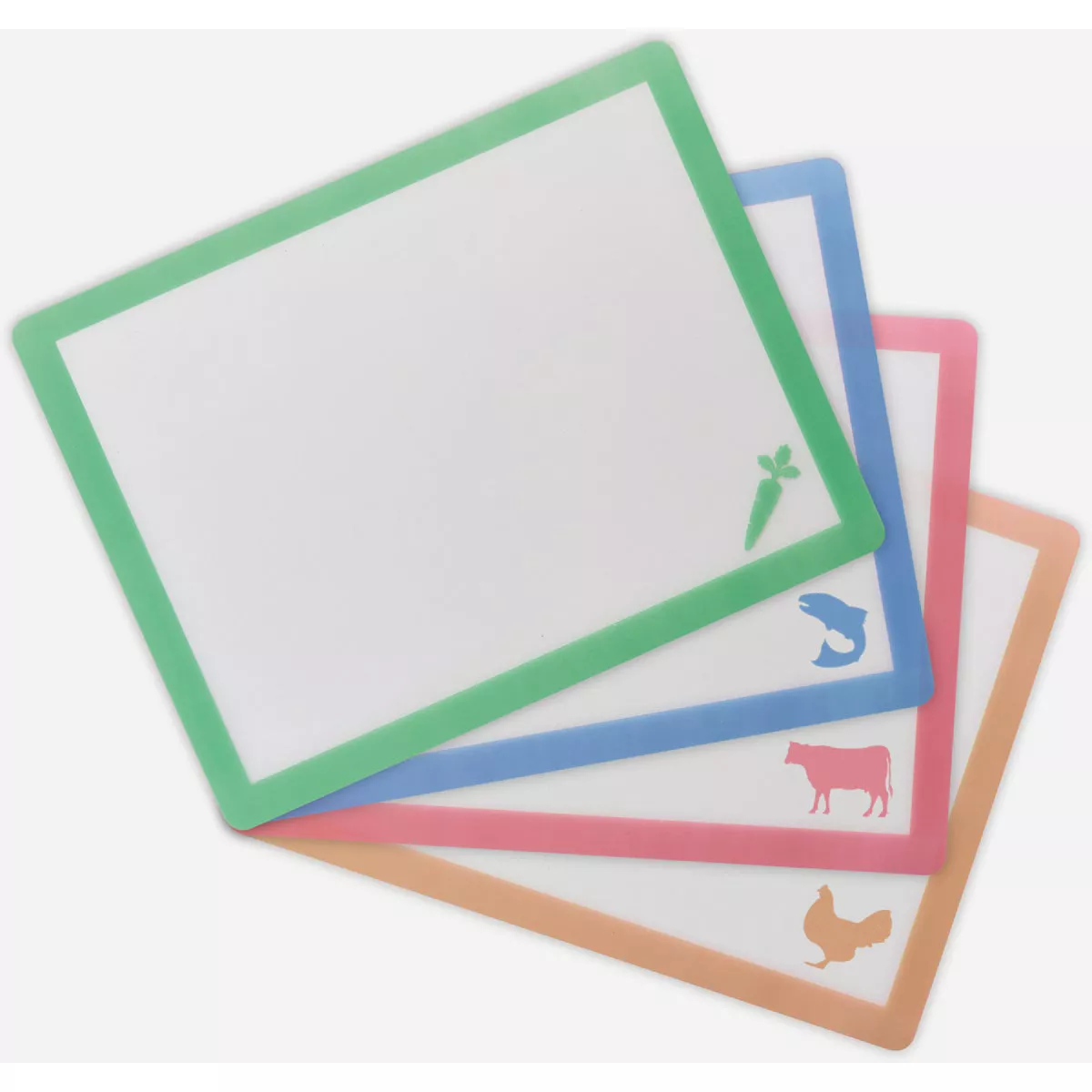 HIC Kitchen 11.5 In. x 15 In. Flexible Cutting Board Mat Set