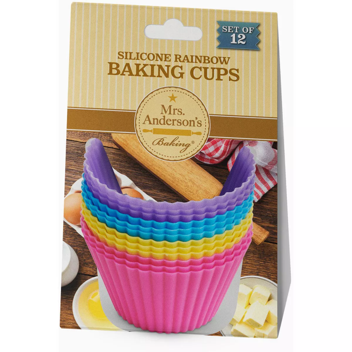 Mrs. Anderson's Baking Silicone Muffin/Baking Cups (12-Count)