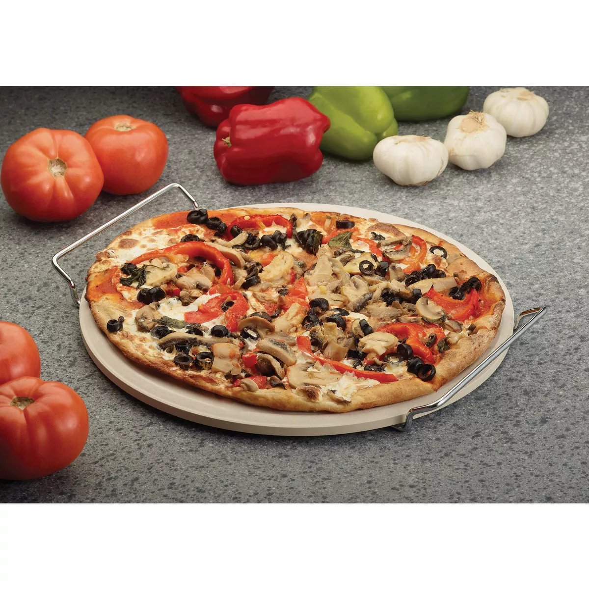 Fante's 13 In. Ceramic Pizza Stone Pan