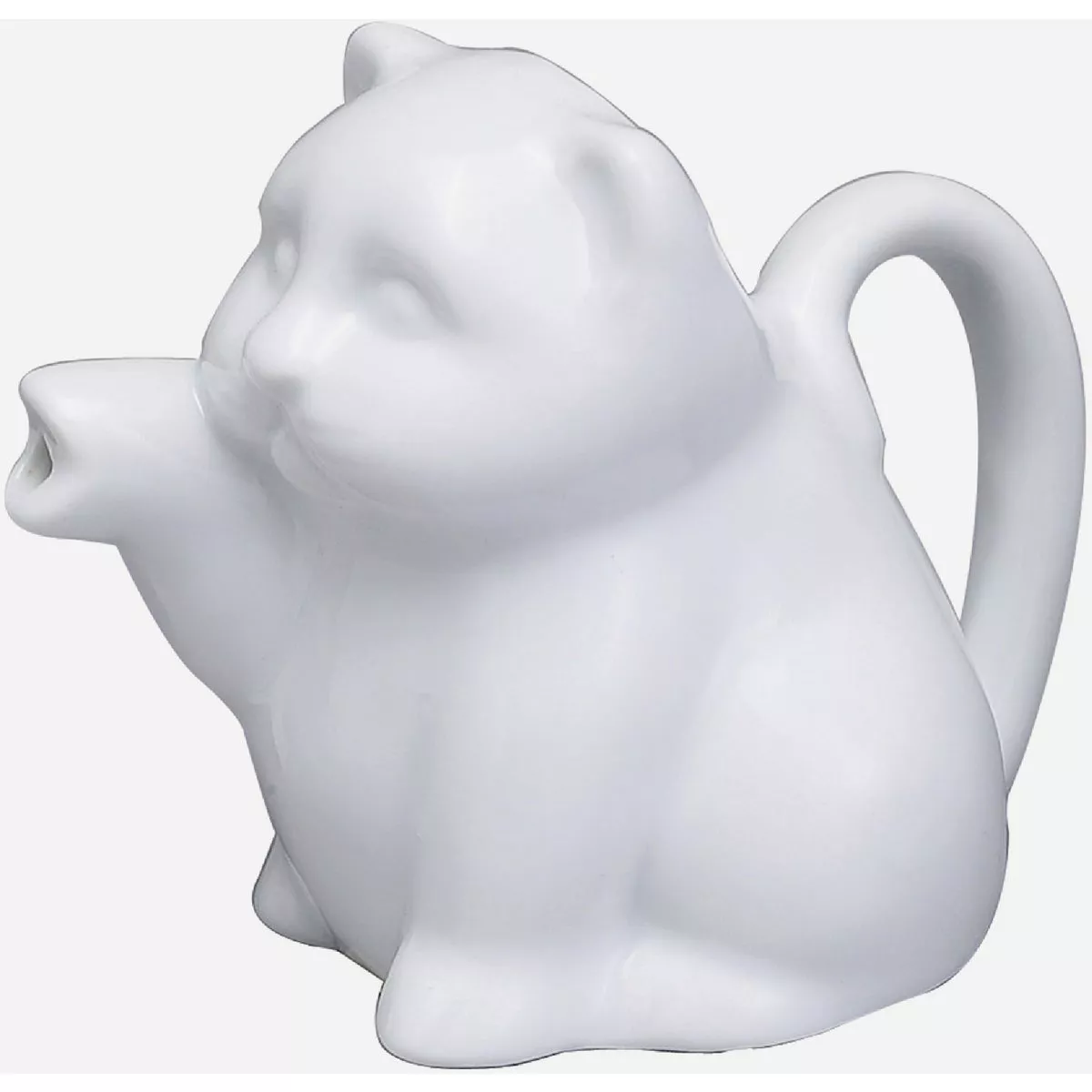 HIC 2 Oz. Porcelain Cat Creamer with Handle