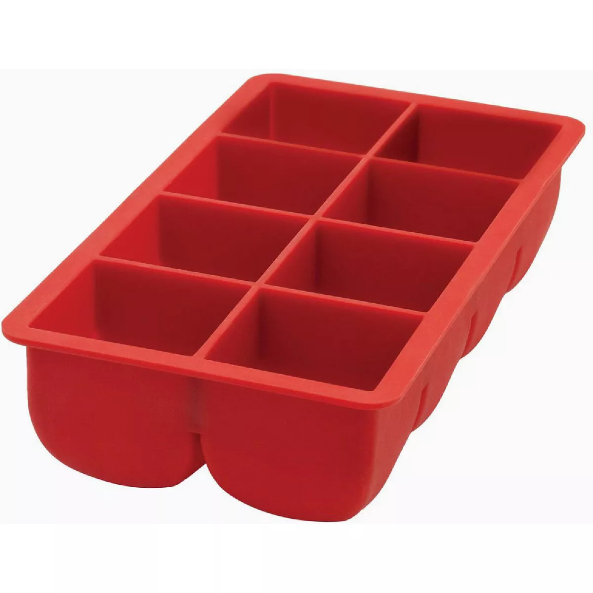 HIC Kitchen Big Block Silicone Ice Cube Tray-