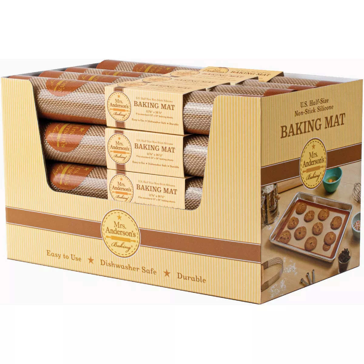 Mrs. Anderson's Baking 11.63 In. x 16.5 In. Silicone Baking Mat